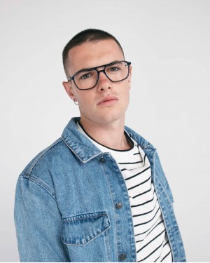 LEWIS BLUE STRIPES SILVER